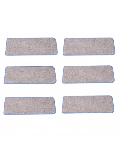 Cenocco CC-MOPM6 Ensemble de 6 Tampons de Rechange pour Vadrouille en Microfibre Lavables