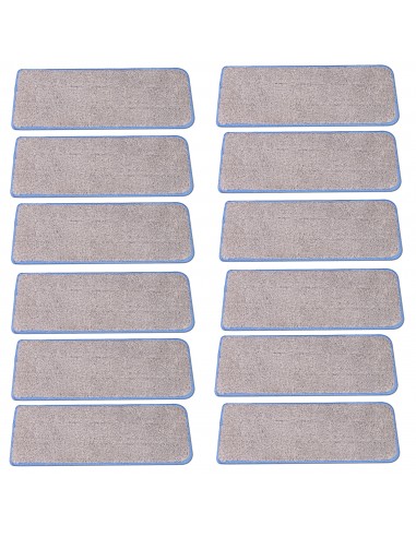 Cenocco Ensemble de 12? Tampons de Rechange pour Vadrouille en Microfibre Lavables