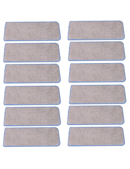 Cenocco Ensemble de 12? Tampons de Rechange pour Vadrouille en Microfibre Lavables