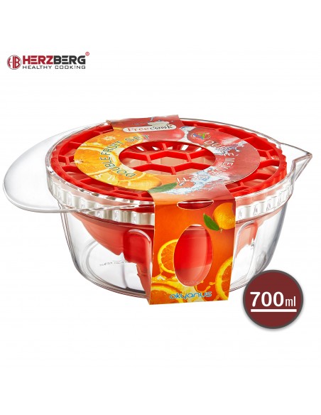 Herzberg Décapant manuel multifonctionnel de pépins de grenade et presse-agrumes 2-en-1