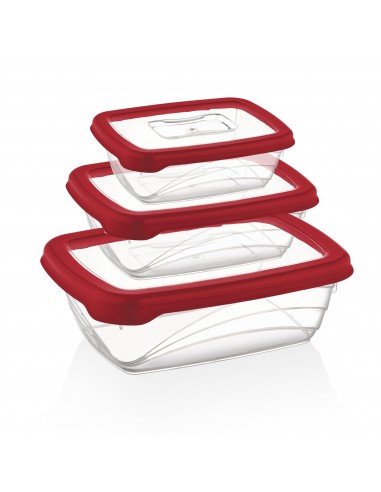 Herzberg 3 pièces Bio Saver Box Rouge