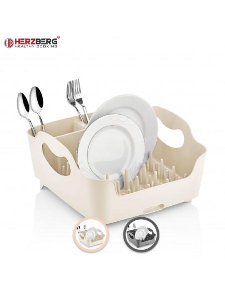 Herzberg Egouttoir à vaisselle' Ivoire