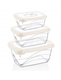 Herzberg Coffret 3 pièces Extra Deep Bio Saver Ivoire