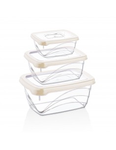 Herzberg Coffret 3 pièces Extra Deep Bio Saver Ivoire