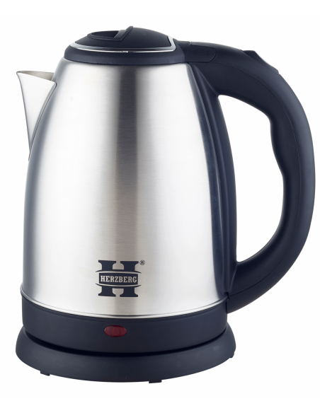 Herzberg HG-5011SIL Bouilloire électrique 1.8L 1500W en acier inoxydable Argent