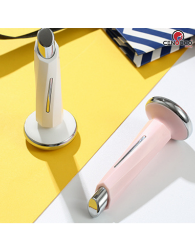 Cenocco Beauty Masseur facial magnétique à micro-vibrations avec LED