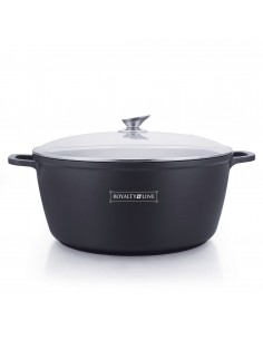 Royalty Line RL-BS44M Casserole profonde avec le revêtement marbre 44cm 2
