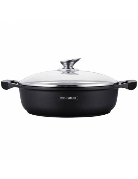 Royalty Line RL-BR32M  Marmite À Soupe Peu Profonde En Marbre 32cm