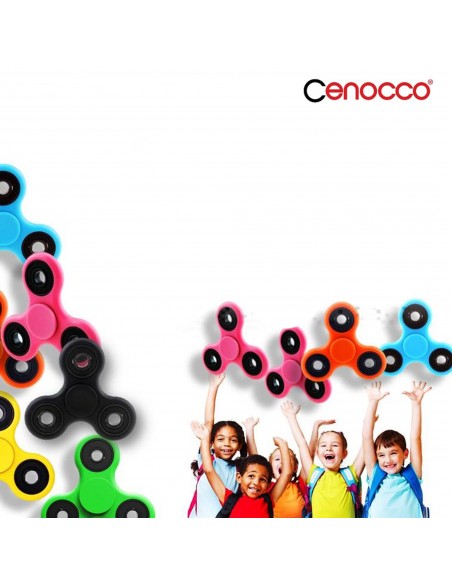 Cenocco Fidget spinner toupie Noire