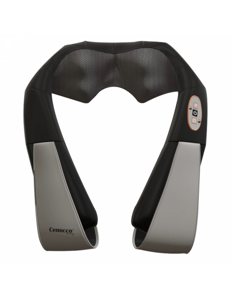 Cenocco beauty Masseur intensif de la nuque épaules bras et corps Noir/Gris