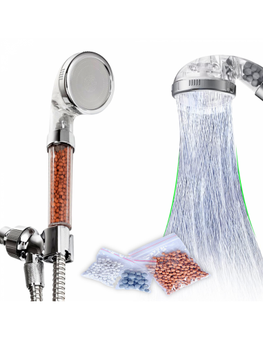 Herzberg HG-5012 Pommeau de Douche Minéralisé