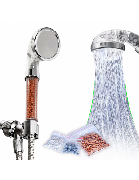 Herzberg HG-5012 Pommeau de Douche Minéralisé