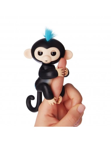 Cenocco Jouet à Doigts Singe Heureux Noire