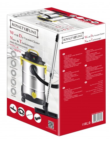 Royalty Line RL-WDVC30 Aspirateur eau et poussière 1400W