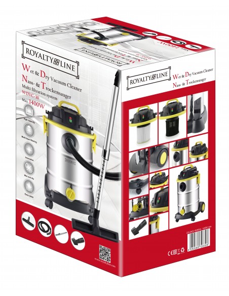 Royalty Line RL-WDVC30 Aspirateur eau et poussière 1400W