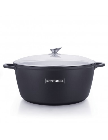Royalty Line RL-BS44M Casserole profonde avec le revêtement marbre 44cm