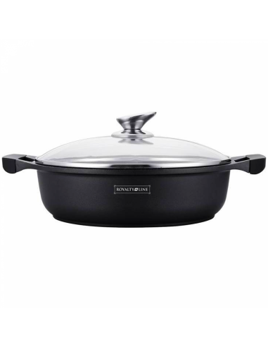 Royalty Line RL-BR32M  Marmite À Soupe Peu Profonde En Marbre 32cm