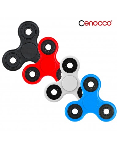 Cenocco Fidget spinner toupie Bleu