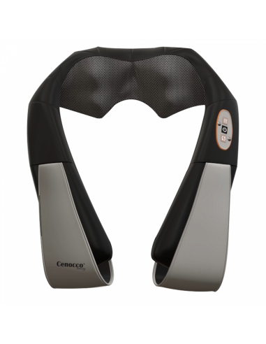 Cenocco beauty Masseur intensif de la nuque épaules bras et corps Noir/Gris