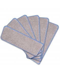 Cenocco CC-MOPM6 Ensemble de 6 Tampons de Rechange pour Vadrouille en Microfibre Lavables