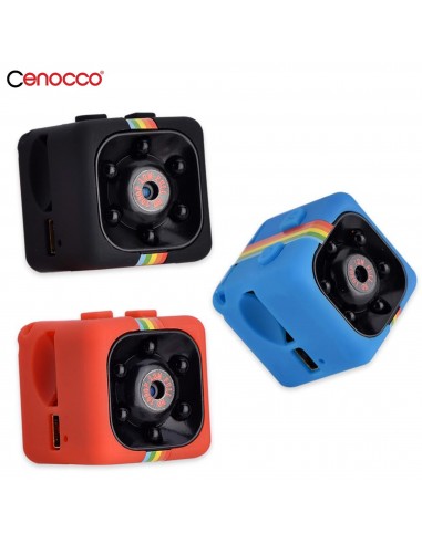 Cenocco Mini-Caméra HD1080P Rouge