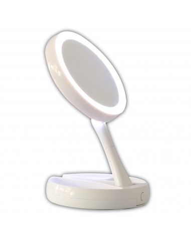 Cenocco Miroir De Courtoisie Pliable à LED