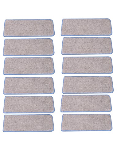Cenocco CC-MOPM12 Ensemble de 12? Tampons de Rechange pour Vadrouille en Microfibre Lavables
