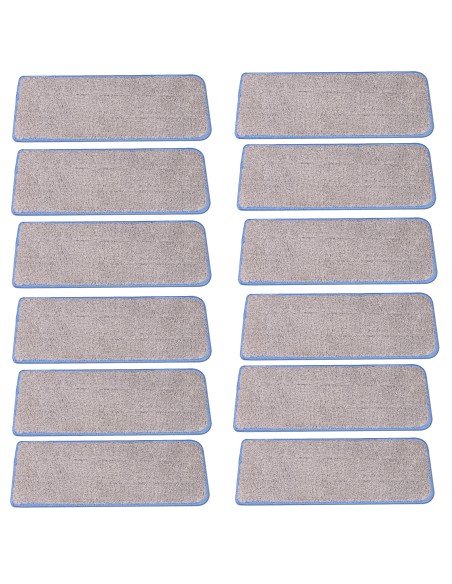 Cenocco CC-MOPM12 Ensemble de 12? Tampons de Rechange pour Vadrouille en Microfibre Lavables