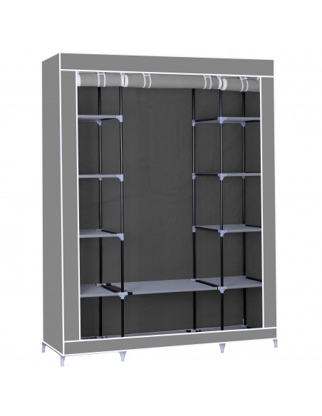 Herzberg HG-8009 Armoire de rangement Grande Gris