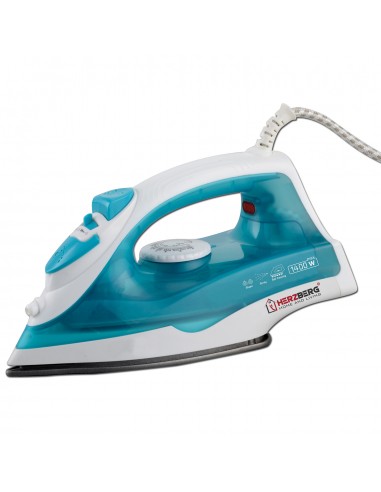 Herzberg HG-8038 Fer à Vapeur 1400W Turquoise