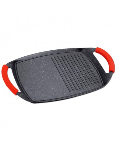 Royalty line RL-BTG47M? Poêle à Griller à Deux Poignées Revêtue de Marbre.