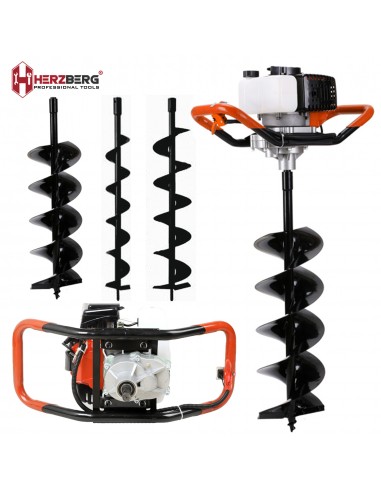 Herzberg HG-8049EA Tarière à Terre