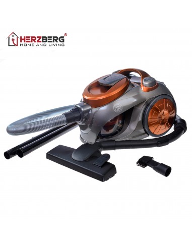 Herzberg HG-8046COP Aspirateur Sans Sac Multi-cyclone
