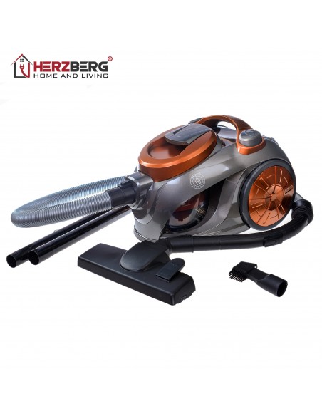 Herzberg HG-8046COP Aspirateur Sans Sac Multi-cyclone