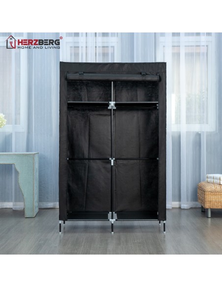 Herzberg HG-8012 Armoire de Rangement Gris