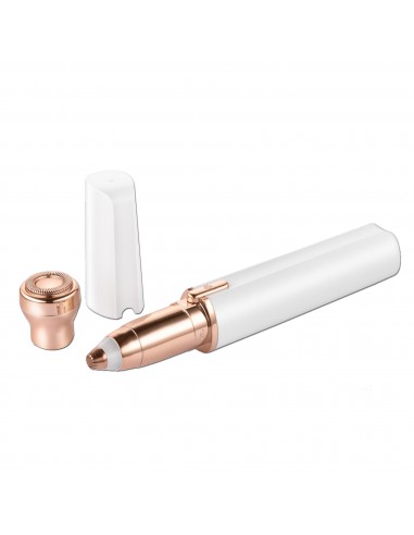 Cenocco Beauty CC-9095 Tondeuse à Sourcils et Rasoir Pour le Visage 2 en 1 Blanc