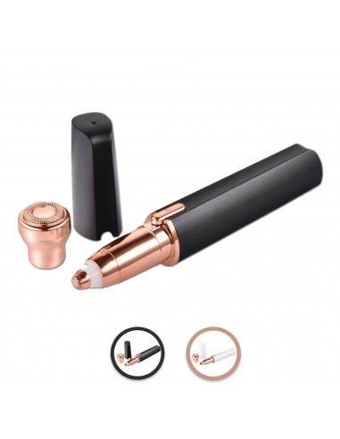 Cenocco Beauty CC-9095 Tondeuse à Sourcils et Rasoir Pour le Visage 2 en 1 Blanc