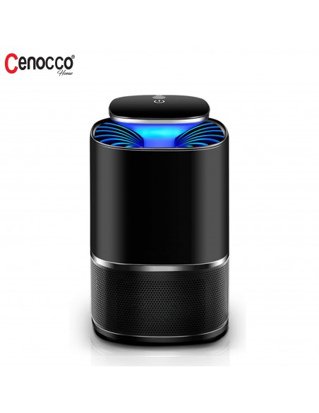 Cenocco Lampe Anti-moustique à Aspiration Alimentée par USB Noire