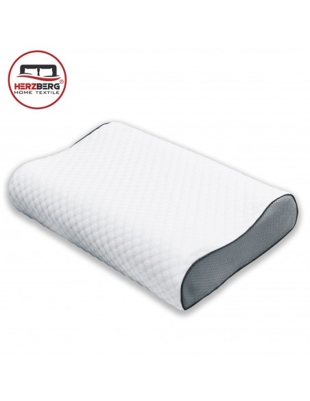 Herzberg HG-6412H0 Oreiller en Mousse Viscoélastique Contour