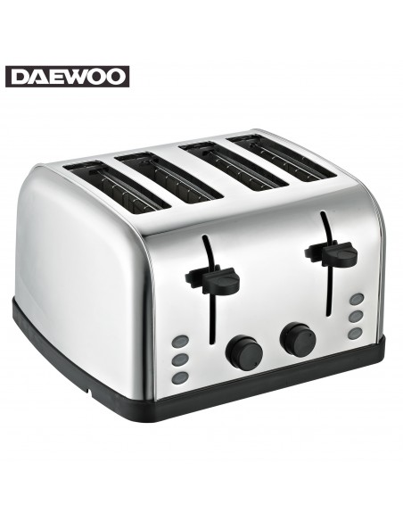 Daewoo SYM-1304 Grille-pain Large en Acier Inoxydable 4 Tiroirs 4 Tranches?