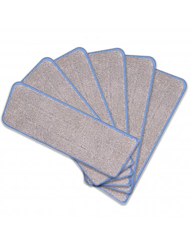 Cenocco CC-MOPM6 Ensemble de 6 Tampons de Rechange pour Vadrouille en Microfibre Lavables