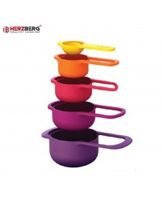 Herzberg Ensemble de cuillères à mesurer 5 en 1 2