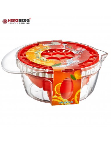 Herzberg Décapant manuel multifonctionnel de pépins de grenade et presse-agrumes 2-en-1