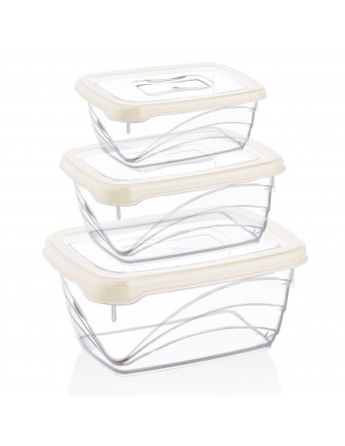 Herzberg Coffret 3 pièces Extra Deep Bio Saver Ivoire