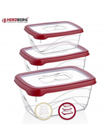 Herzberg Coffret 3 pièces Extra Deep Bio Saver Ivoire