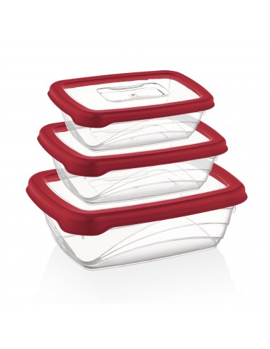 Herzberg Coffret 3 pièces Bio Saver Rouge