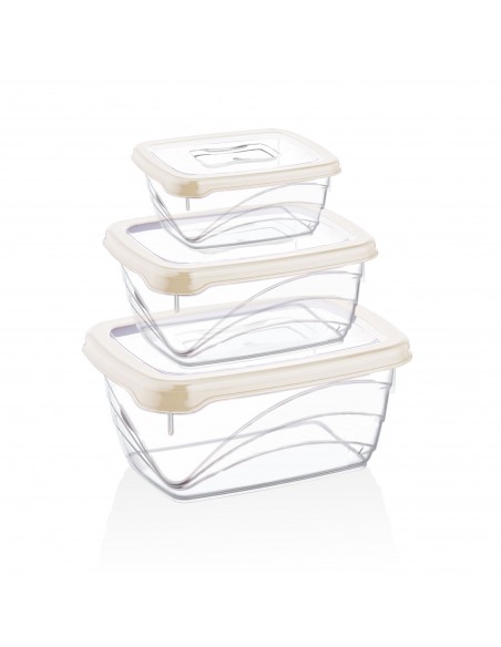 Herzberg Coffret 3 pièces Extra Deep Bio Saver Ivoire