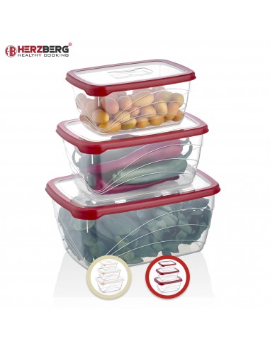 Herzberg Coffret 3 pièces Extra Deep Bio Saver Ivoire