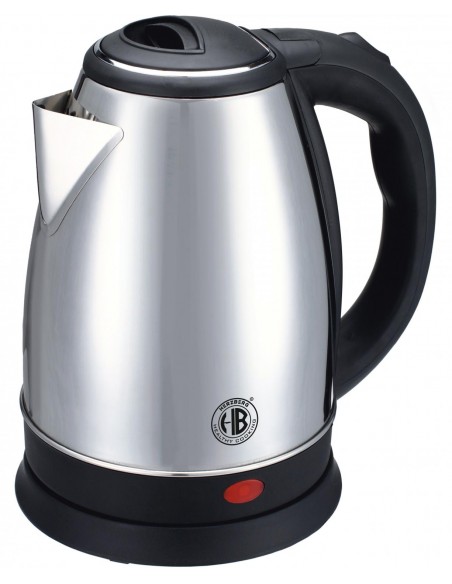 Herzberg HG-5011SIL Bouilloire électrique 1.8L 1500W en acier inoxydable Argent