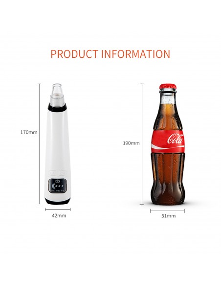 Cenocco Beauty Dissolvant de points noirs avec 6 têtes interchangeables